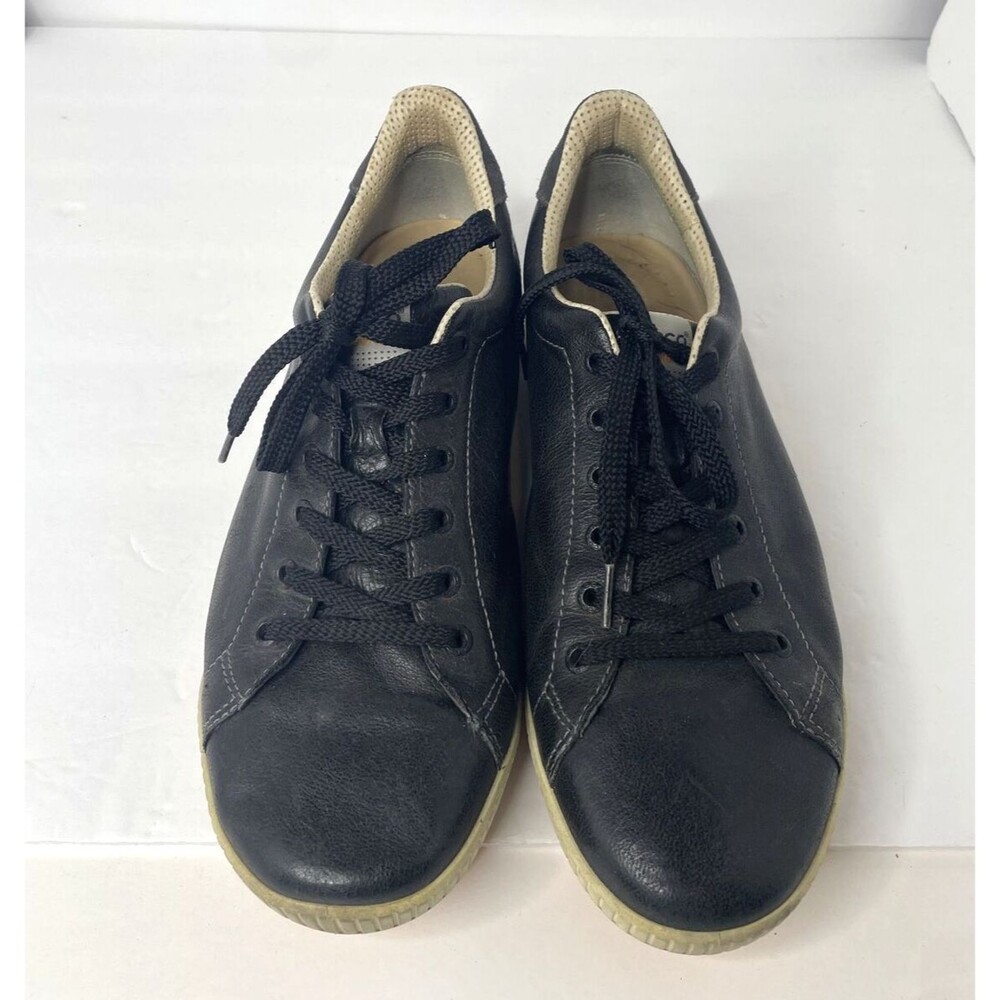ECCO Biom Natural‎ Motion Yak Black Leather Golf Shoes Men's Size 11 / 45 EU